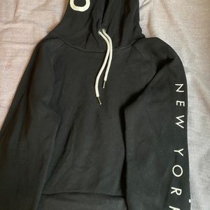 Black Crop Top Aeropostale Jacket